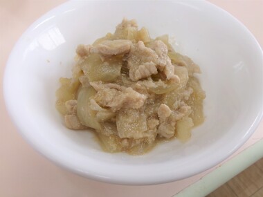 りんごいりぶたのしょうがやき