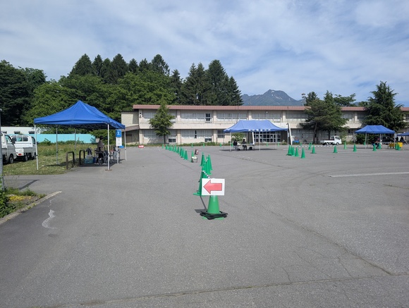 拠点回収会場